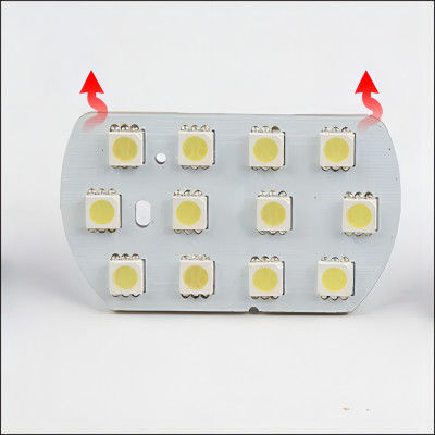 Tạo bảng PCB với 12 đèn LED ánh sáng cao cho đọc xe hơi Ligt hỗ trợ cắm và sạc