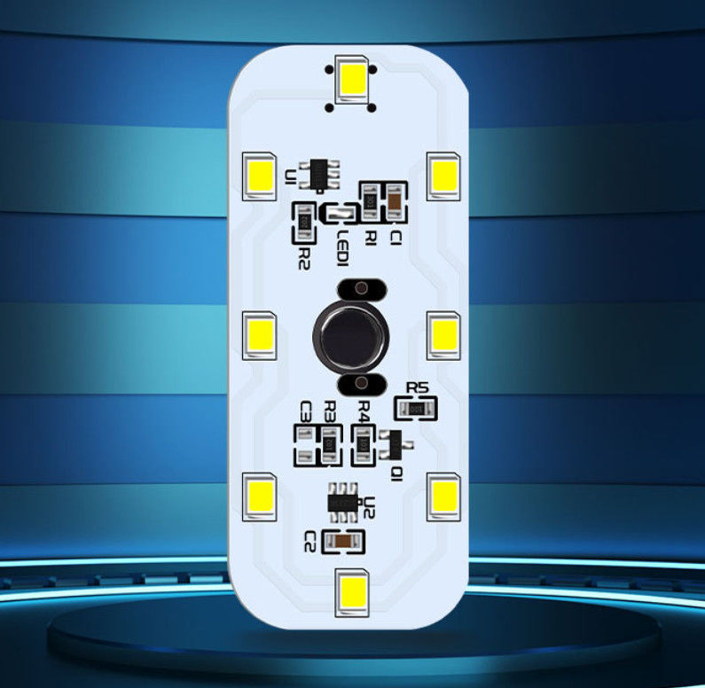 Nhà sản xuất PCB đa lớp cứng với 12 đèn LED có độ sáng cao cho xe đọc Động lực hỗ trợ cảm ứng chuyển mạch USB sạc