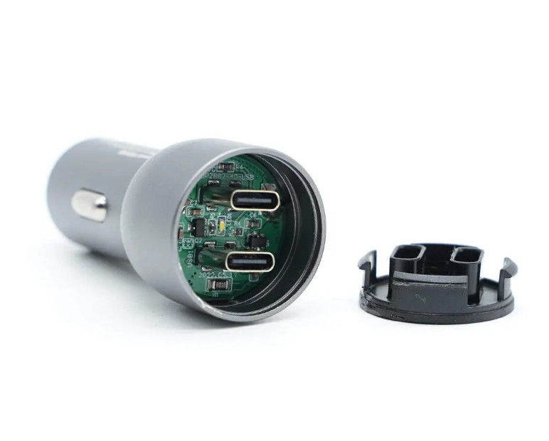 FR4 Bộ sưu tập bảng mạch in PCBA Cho bộ sạc xe với 2 đầu nối loại C hỗ trợ sạc nhanh 15W