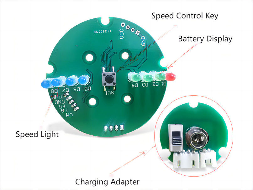 Thiết kế và sản xuất PCB cho súng máy không chải hỗ trợ quy định tốc độ bốn giai đoạn