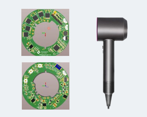 PCB chìa khóa với MOS cho máy sấy tóc với áp suất cao tốc độ cao không gây ra FOC