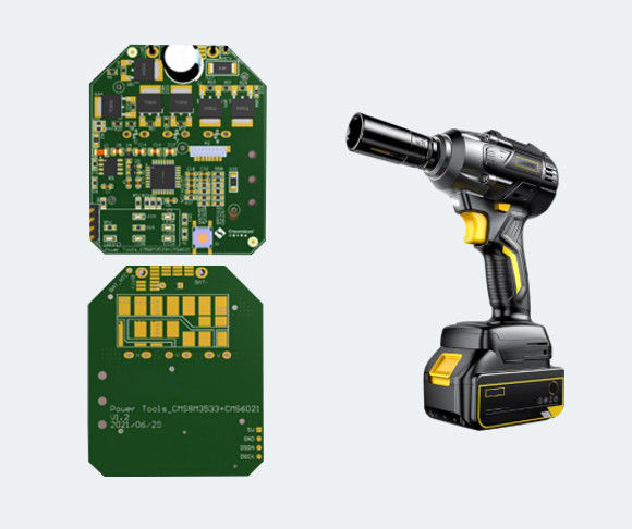 Sản xuất bộ lắp ráp bảng PCB cho hỗ trợ công cụ điện Kiểm soát sóng vuông không cảm ứng