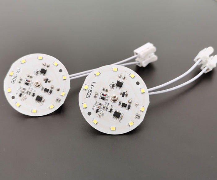 PCBA với 10 đèn LED và kết nối USB cho cảm biến giọng nói và ánh sáng Đèn trần tích hợp, hỗ trợ gắn từ tính