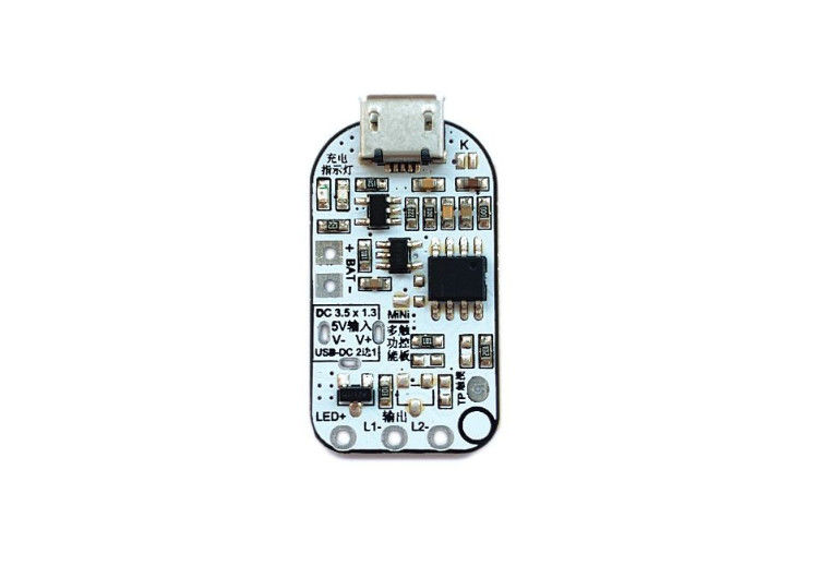 PCBA cho đèn bàn điều khiển cảm ứng với ba bước làm mờ LED hỗ trợ bảo vệ sạc và xả