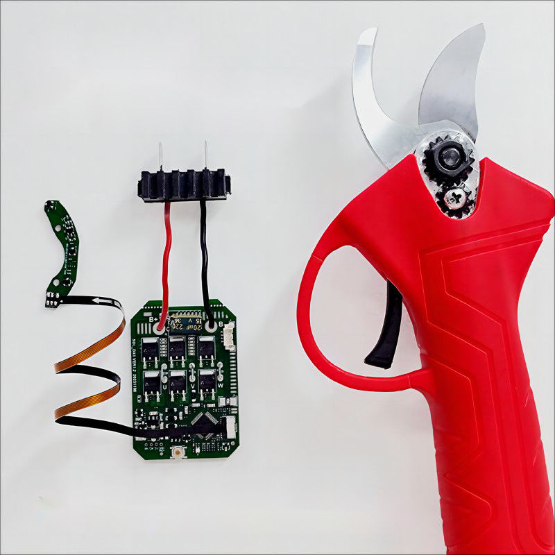 Rigid Flex PCBA cho Electric Pruner với LED Indicator Key Switch And Trigger Function
