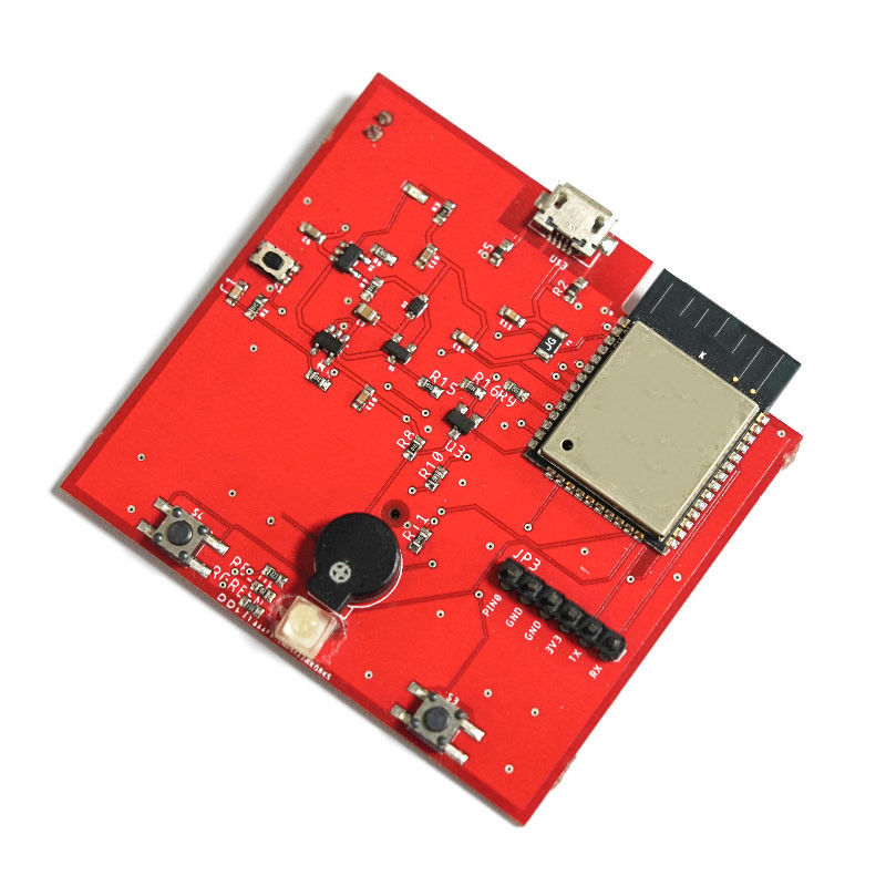 UL chứng nhận hai lớp màu đỏ FR-4 PCB PCB cho sản xuất điện tử